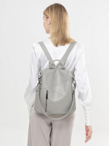 ผู้หญิงหนังกระเป๋าเป้สะพายหลังกระเป๋าเดินทางกันน้ำลำลองผู้หญิงกระเป๋าเป้สะพายหลังป้องกันการโจรกรรมกระเป๋าเป้สะพายหลังวินเทจขนาดใหญ่พับได้นุ่ม