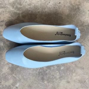 Soft Leather Low Heel Casual Womens Shoes Candy Colored Sheepskin Flat Bottom Grandmother Shoes Comfortable Commute Footwear