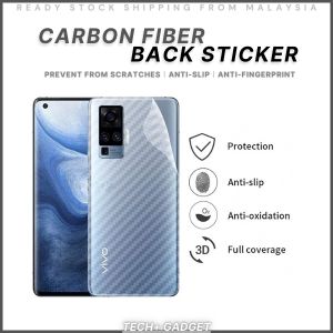 Carbon Fiber Back Film Sticker Protector for OPPO Reno 5 Pro Find X3 Pro A93 A92 A91 A74 5G A53 A15 A15s A12 A12e A5 A9 2020