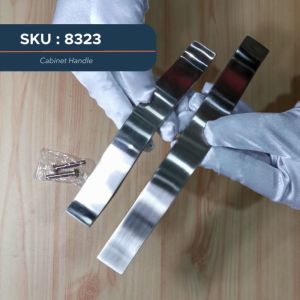 Tajima 8323 96mm Modern Cabinet Handle (Satin Nickel) Drawer Handle Cabinet Door Handle