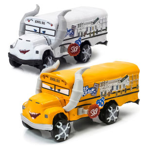 Takara Tomy | Cars Toy Demolition Derby Legend Racer Crazy Miss Fritter School Bus Metal Diecasting Toy Car Model Childrens Toys Gift