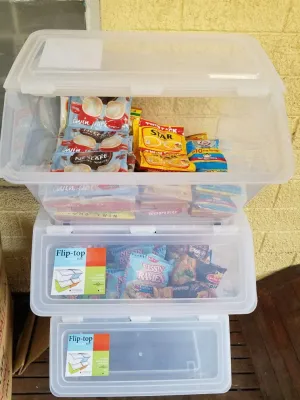 FLIPTOP STORAGE BOX | SOLD PER PIECE | STACKABLE STORAGE BOX | FLIPTOP STORAGE BOX WITH WHEELS
