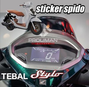 STICKER PELINDUNG SPEEDOMETER MOTOR HONDA STYLO 160  2023-2026 TEBAL 500 MICRO