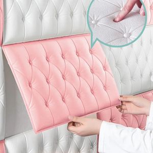 2PCS Self-adhesive Wall Stickers Baby Soft Thicken Anti-collision Wallpaper Sticker Bedroom Living Room Waterproof Foam Cushion