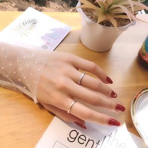 【Pharaoh🎀COD】Cincin Wanita Korea Matte Titanium baja tahan karat Fashion RING Aksesoris