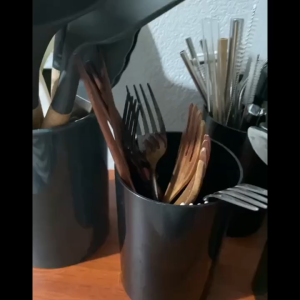 Kitchen Utensils Organizer Holder Spoon and Fork Organizer Storage Tableware Canister Cutlery