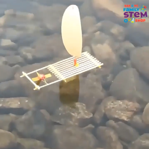 [Stem mầm non] Mô hình thuyền buồm tre thủ công cho bé mầm non tiểu học. Đồ chơi lắp ráp khoa học giáo dục stemsanpi