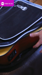 BLW 41 Inch Canvas 600D2C Sponge Padded Acoustic Guitar Bag with 2 Compartment