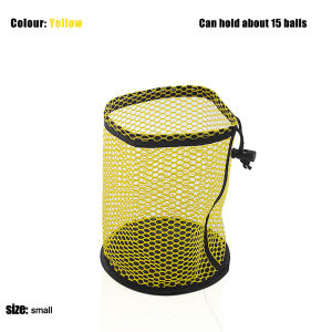 Portable Multipurpose Sports Mesh Net Bag Golf Ball Organizer Bag Drawstring Pouch Golf Sports Supplies Can hold 12/25/50 Balls