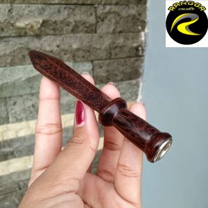 pipa once cangklong kayu galih asem purba motif pedang D32