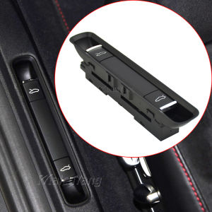 Malcayang | 6 Chân Công Tắc Mở Cửa Sau Cho 2012-2020 Porsche 718 991 Gen 981 Cayman Boxster Chất Liệu ABS + Kim Loại Nút Nhấn