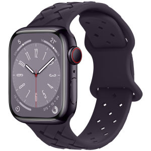 BassPal Braided Strap For Apple Watch Ultra 8 7 Band 49mm 45mm 44mm 42mm 41mm 38mm Sport Silicone bracelet For i watch series se2 3 4 5 6