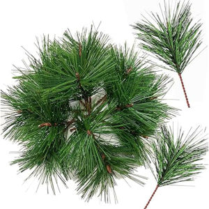5/10Pcs Artificial Pine Needle 11CM Branch Green Plant Pine Needle for DIY Christmas Thanksgiving Wedding Home Garden Decoration