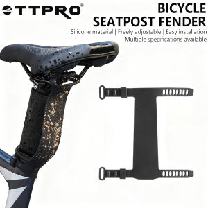 TTPRO Universal Bike Seat Post Mudguard Waterproof Dustproof Protective Cover Fits for Most MTB Road Bicycle Easy to Install