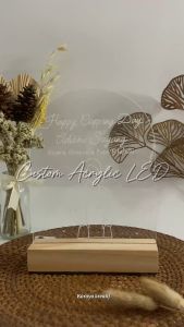 CUSTOM Gift Akrilik LED Lampu Sketsa Handwriting Plakat Wisuda Hadiah Wisuda Hadiah Ulang Tahun Kado Wisuda Kado Ulang Tahun Karaya Kreatif