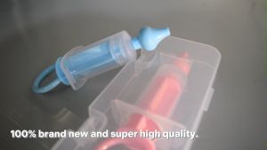 Silicone Syringe Type Nasal Aspirator Baby Nose Cleaner Tool