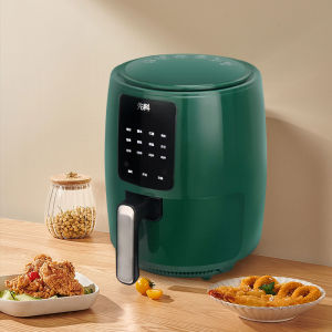 【Malaysian stock】5L Air Fryer - Automatic Oil Free Electric Household Fries Machine Non Stick Fry Tools 空气炸锅