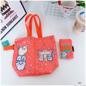 Cartoon Pencil Spongebob Snoopy Double Sided Flip Thermal Cup Handbag Milk Tea Coffee Insulated Mug Storage Bag Household Organizer