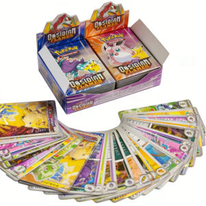 Takara Tomy | Pokémon English Version Trading Card Set 24PCS Paper Box Obsidian Flames Collection Blind Bag Anime Style Card Gift for Kids