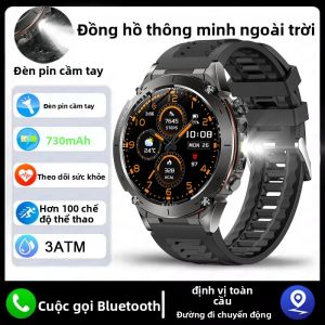 Đồng Hồ Thông Minh Quân Sự T-Rex3 Dành Cho Người Lớn Pin 730mAh Bền Bỉ Tích Hợp GPS La Bàn Đo Độ Cao Chống Nước 10ATM Hỗ Trợ Gọi Bluetooth Theo Dõi Sức Khỏe Với GPS