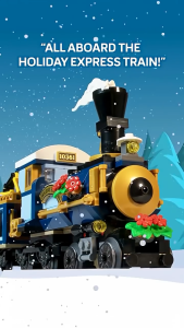 [BrickStory] LEGO Icons Holiday Express Train (10361)(956 Pieces)