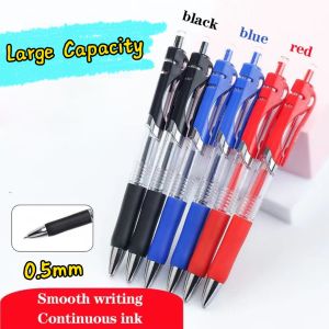 3-13Pcs Set Gel Pens Large Capacity Question Brush Pen 0.5mm Ballpoint Replaceable Refills Office School Supplies Stationery