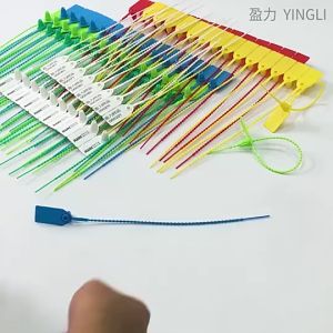 Kabel Ties Segel Apar Security Seal 4 pcs Segel Locis Security Seal Warna Plastik Container Warna Kuning Merah Putih  Cable Tali Tis Tag Kemasan Sepatu Koper dll Segel Pengaman Barang Serbaguna