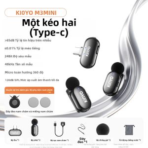 kinyo | Micro Không Dây Chống Ồn Hi-Fi Cài Áo