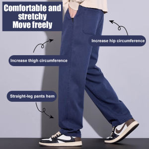 Mens Fall and Winter Casual Draped Straight Pants: Loose & Wideleg Men's Options