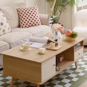 Nordic Solid Wood Tea Coffee Table