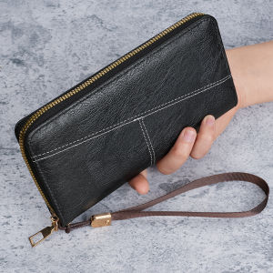 กระเป๋าสตางค์ผู้ชายยาว 2025 ใหม่หลายช่องกระเป๋าสตางค์ซิปความจุขนาดใหญ่กระเป๋ากระเป๋าสตางค์ผู้ชายผู้ชายการค้าต่างประเทศร้อนขาย