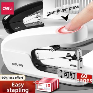 deli | Ergonomic Heavy Duty Stapler 12-size 60 Sheets