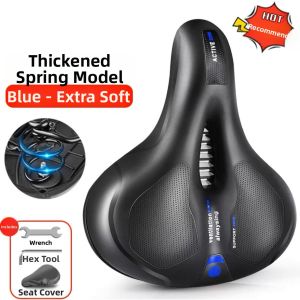Soft Comfort Shock Absorption Saddle for Road & Mountain Bikes