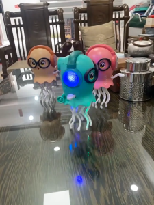 Hot Sale Electric Dancing Octopus Toy Automatic Obstacle Avoidance Octopus Toys with Music Funny Decompression Kids Toy