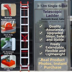 Heavy-duty Aluminum Telescopic Ladder