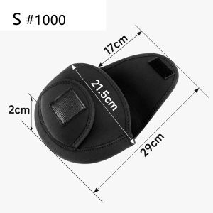 Sanlike Túi bảo vệ cần câu trung thành túi túi dây câu cuộn dây câu có khóa dán Vỏ bảo vệ