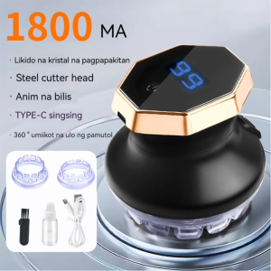 Cordless Hair Beard RemoveClipper Mens Self Hair Clippers Waterproof USB Rechargeable Electric Haircut Kit LED Display