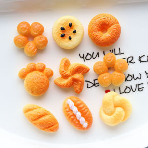 DIY Resin Accessories Bread Cream Mobile Phone Case Hair Clip Decoration Materials Dollhouse Small Decorations Fashion Jewelry