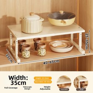 evesigar | Expandable Kitchen Storage Rack Multi-function