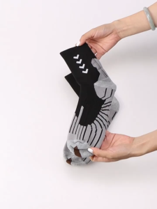 Professional sports socks for men mid length thickened socks running socks basketball socks