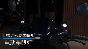 ⭐️【Local warehouse+COD】⭐Motorcycle Decorative Light – 3D Dynamic Devil Eye LED Lamp Retrofit Kit with OLED Screen DC5-24V