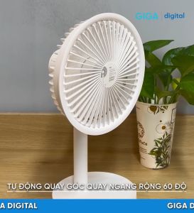 [SIÊU GIẢM GIÁ]  Quạt tích điện cầm tay Aisolove F5 / Quạt tích điện để bàn mini Xiaomi Mumuji F5 Plus