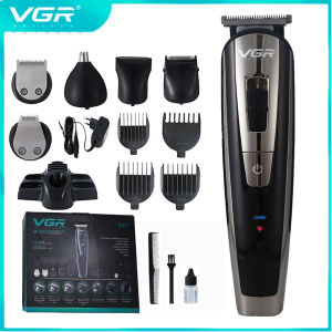 VGR Professional Hair Trimmer Electric 0.1mm Detail Hair Cutting Fast Charging Car Hair Clipper Barber Dedicated Men Trimmer