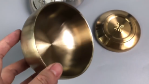 Stainless Steel Korean Bowl Rice Bowl with Lid Serving Bowl Mangkuk Stainless Steel 韩式不锈钢碗