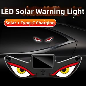 GUOQI | Solar Warning Flashing No-Wiring Anti-Rear-end Collision Flash LED Indicator Light