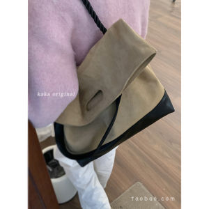 Autumn Winter Retro Deerskin Velvet Large Capacity Bag Female 2024 New Arrival Tide South Korea Tote Bag Large Capacity Underarm Bag