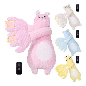 Adjustable Automatic Baby Patting Sleep Pillow Startle Prevention Soothing Palms for 0-3 Toddler Remote Control Baby Sleep Aid