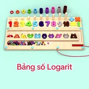 Bảng Số Đếm Logarit Bằng Gỗ Kèm Bi Lăn Từ Tính Cho Bé Học Đếm Nhận Biết Mặt Số Bé Phát Triển Tư Duy Trí Tuệ Toàn Diện