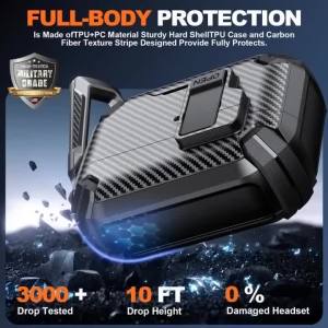2 in 1 AirPods Cleaner Kit TPU Protective Case for AirPods 4 & Pro 2 Shockproof Anti-Fall Shockproof Cover