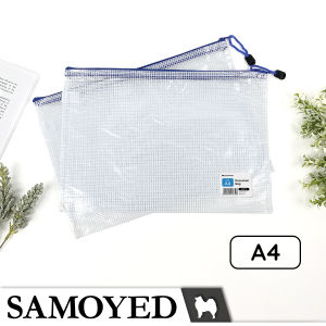 Tas Dokumen / Alat Tulis / Document / Stationery / Travel Zipper File Bag A4 Samoyed DCB-MD-A4